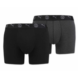 Borussia Dortmund Boxershorts schwarz/grau 2er-Set Shorts Unterhose diverse Größen BVB 09
