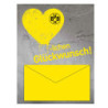 Borussia Dortmund Geldscheinkarte - Herzlichen Glückwunsch! - Glückwunschkarte Geburtstagskarte Karte BVB 09