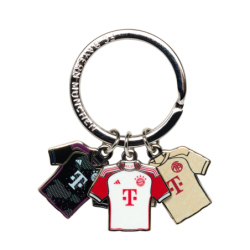 FC Bayern München Schlüsselanhänger - Trikots 3er - Anhänger FCB