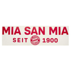 FC Bayern München Heckscheibenaufkleber - Mia san mia - rot XXL Auto Aufkleber Sticker FCB