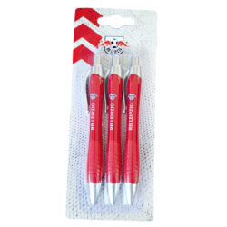 RB Leipzig Kugelschreiber 3er Set - Logo - ROT | Kuli | Stift | RBL