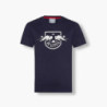 RB Leipzig Kinder T-Shirt - Essential Mono - blau RBL Größe 104