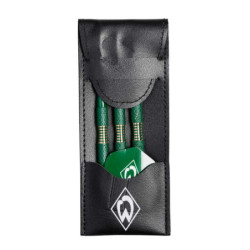 SV Werder Bremen Dartpfeile mit Etui und Flights Steeldarts Dart Pfeile