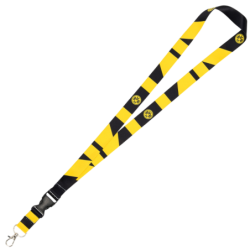 Borussia Dortmund Schlüsselband - Graphic - Lanyard | mit Karabiner | SchwarzGelb | BVB