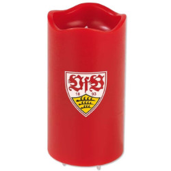 VfB Stuttgart - LED Echtwachskerze - Kerze mit Fernbedienung