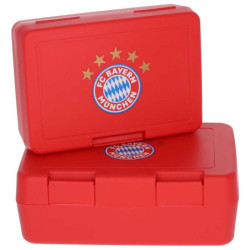 FC Bayern München Brotdose - 5 Sterne - 2er-Set Brotbüchse | Rot | Frühstücksbox FCB
