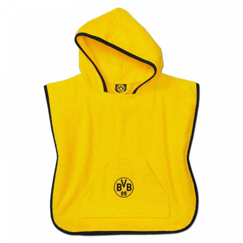 Borussia Dortmund Badeponcho Kinder | Kapuzenbadetuch | Badetuch | BVB 09