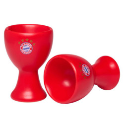 FC Bayer München Eierbecher - Logo - rot 2er Set