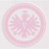Eintracht Frankfurt Aufkleber - Logo Rot innen - inneklebend Sticker Ø 9 cm| Autoaufkleber SGE
