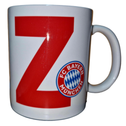 FC Bayern München Buchstaben Tasse - Z - Kaffeetasse Logo FCB
