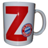 FC Bayern München Buchstaben Tasse - Z - Kaffeetasse Logo FCB
