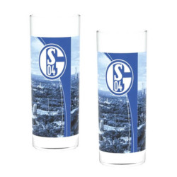 FC Schalke 04 Schnapsglas 2er-Set | je 7 cl | Glas S04