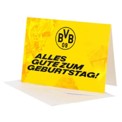 Borussia Dortmund Geburtstagskarte - Alles Gute zum Geburtstag! - gelb | Karte | BVB 09