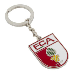 FC Augsburg Schlüsselanhänger - Wappen -  farbig Metall Anhänger Logo FCA