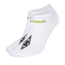 Borussia Mönchengladbach Sneaker Socken Größe 35-38 weiß 2er Set Sneakersocken BMG