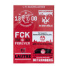 1.FC Kaiserslautern Aufkleberbogen - Die Roten Teufel - 6 Motive Aufkleber Sticker FCK