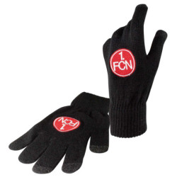 1. FC Nürnberg Smartphonehandschuh schwarz Smartphone Handschuhe unisex FCN