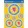 Eintracht Braunschweig Aufkleberbogen A5 - Logo - 9er Set Aufkleber Sticker BTSV
