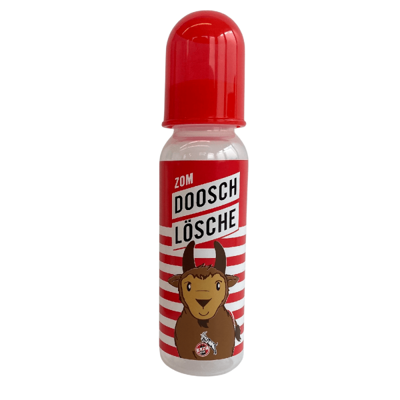 1. FC Köln Baby Trinkflasche - Zom Doosch lösche - Nuckelflasche Gr. 1 Flasche 0-7 Monate