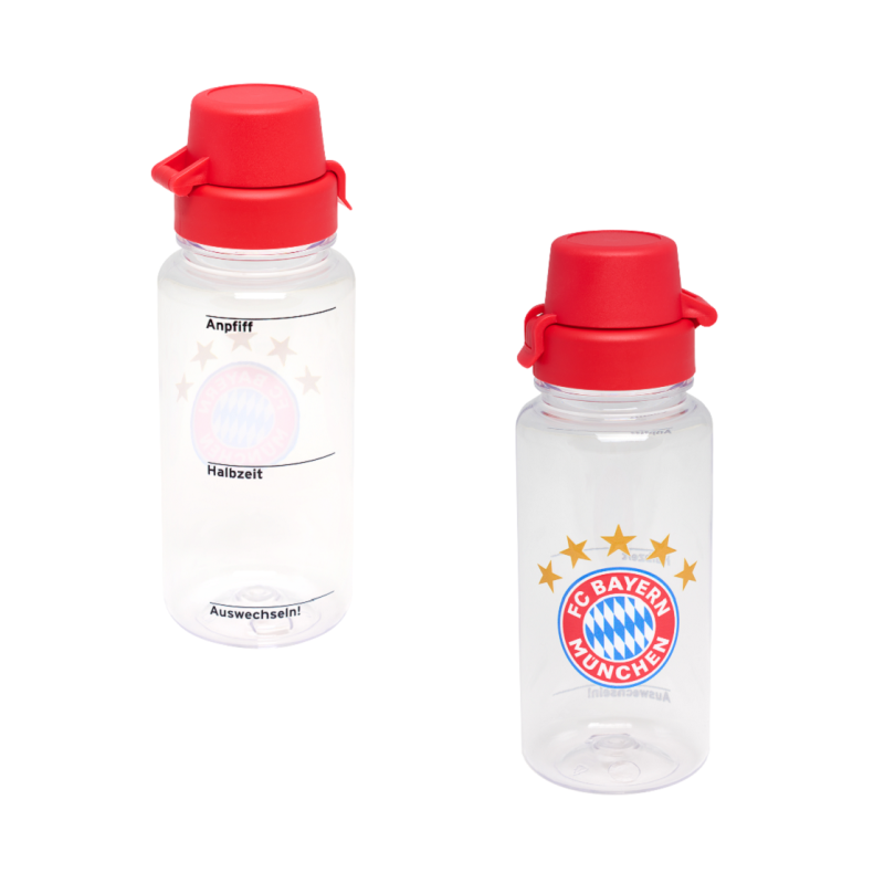 FC Bayern München Flasche - Tritan - transparent 0,4 l Trinkflasche FCB