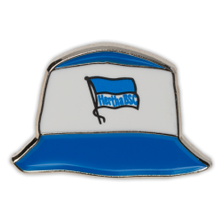Hertha BSC Berlin Pin - Fischerhut - blau/weiß Anstecker HBSCB