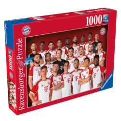 FC Bayern München Puzzle - MANNSCHAFT 2023/24  - 1000 Teile Legespiel FCB