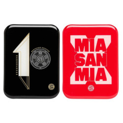 FC Bayern München Magnet - Mia San Mia Serienmeister - 2er Set FCB Kühlschrankmagnet