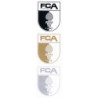 FC Augsburg Aufkleberbogen 3er Set - Wappen schwarz gold silber - Aufkleber | Sticker | FCA
