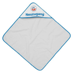 F.C. Hansa Rostock Baby Badetuch - Neuzugang - Kapuzenbadetuch