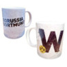Borussia Dortmund Buchstaben Tasse - W - Kaffeetasse Logo BVB 09