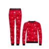 FC Bayern München Kinder Schlafanzug Rot Allover Pyjama langarm FCB - Gr. 116