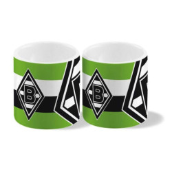 Borussia Mönchengladbach 2er-Set Eierbecher s-w-g | BMG