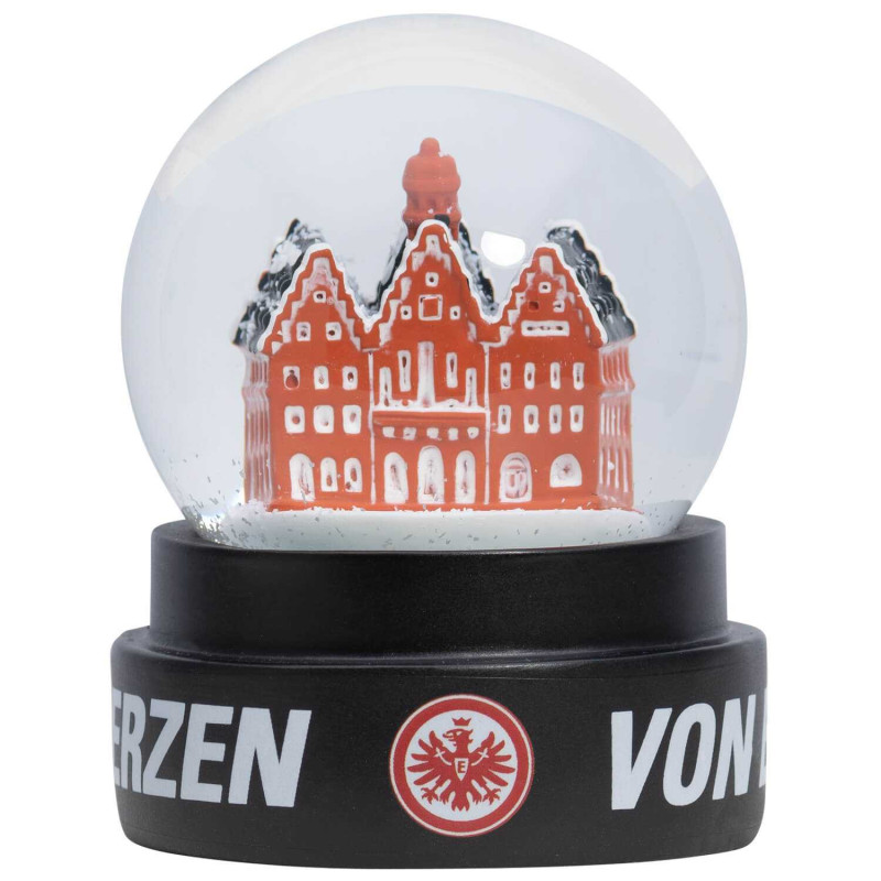 Eintracht Frankfurt Schneekugel - Römer - Schüttelkugel Weihnachtskugel SGE