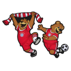 FC Bayern München Magnet 2er Set - Berni - Kühlschrankmagnet FCB