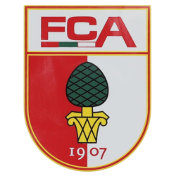 FC Augsburg Aufkleber - Vereinswappen - farbig | Sticker | Autoaufkleber | FCA