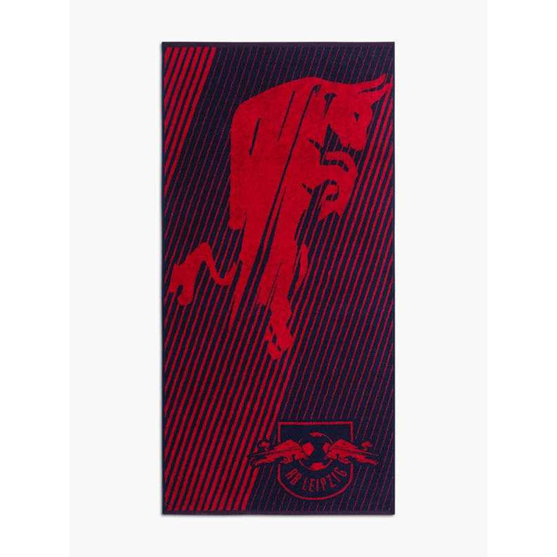 RB Leipzig Duschtuch - Speed - rot-navy Streifen 70 x 140 cm RBL Badetuch