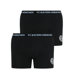 FC Bayern München Boxerpants 2er-Set schwarz Short Unterhose Boxershorts FCB