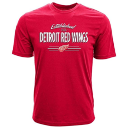 Levelwear NHL Detroit Red Wings T-Shirt - Crowned  - rot Shirt - Gr. L bis XXL