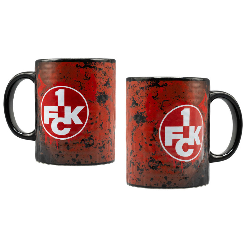 1. FC Kaiserslautern Tasse - Teufelslogo - schwarzrot| Kaffeetasse | FCK