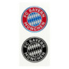 FC Bayern München Autoaufkleber 2er Set - 3D Logo - rot/schwarz Sticker Aufkleber FCB