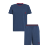 FC Bayern München Herren Shorty navy | kurzer Schlafanzug | FCB | Größe S