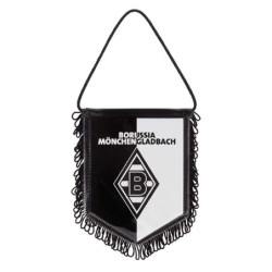 Borussia Mönchengladbach Autobanner schwarz-weiß Wimpel 12 x 14 cm Banner BMG