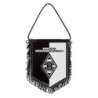 Borussia Mönchengladbach Autobanner schwarz-weiß Wimpel 12 x 14 cm Banner BMG