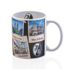 SC Freiburg Tasse - Stadt-Schmuckstücke - Kaffeetasse Kaffeepott