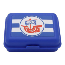 F.C. Hansa Rostock Brotdose - Streifen - Lunchbox Frühstücksbox Vorratsdose