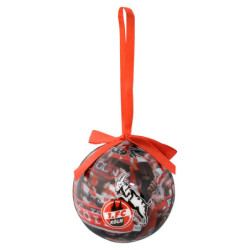 1. FC Köln Christbaumkugel - Südtribüne Schals - Ø 7 cm Weihnachtskugel