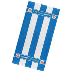 F.C. Hansa Rostock Duschtuch - Blockstreifen - 70 x 140 cm Handtuch Badetuch