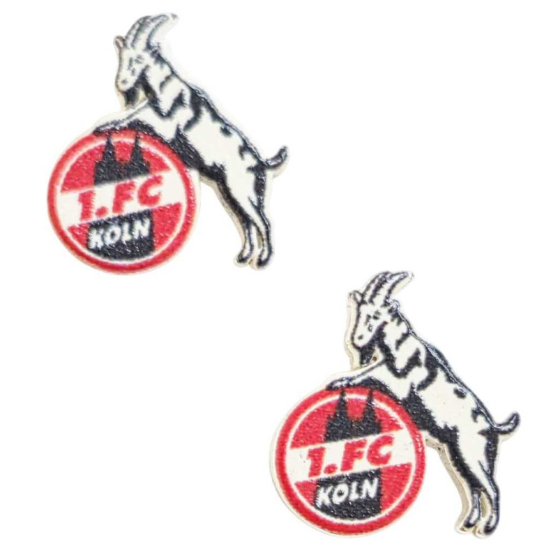 1. FC Köln Ohrstecker - Logo - farbig | Ohrringe