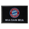 FC Bayern München Fan Fußmatte - Mia San Mia - schwarz Matte Logo Fußabtreter FCB