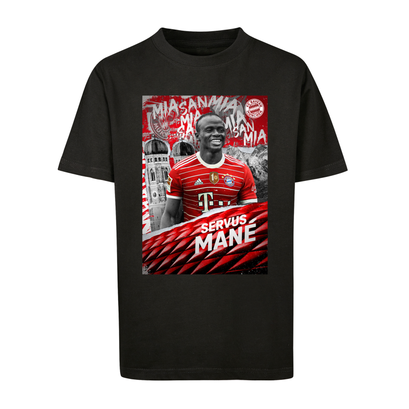 FC Bayern München T-Shirt - Servus Mané - schwarz Shirt FCB - div. Größen